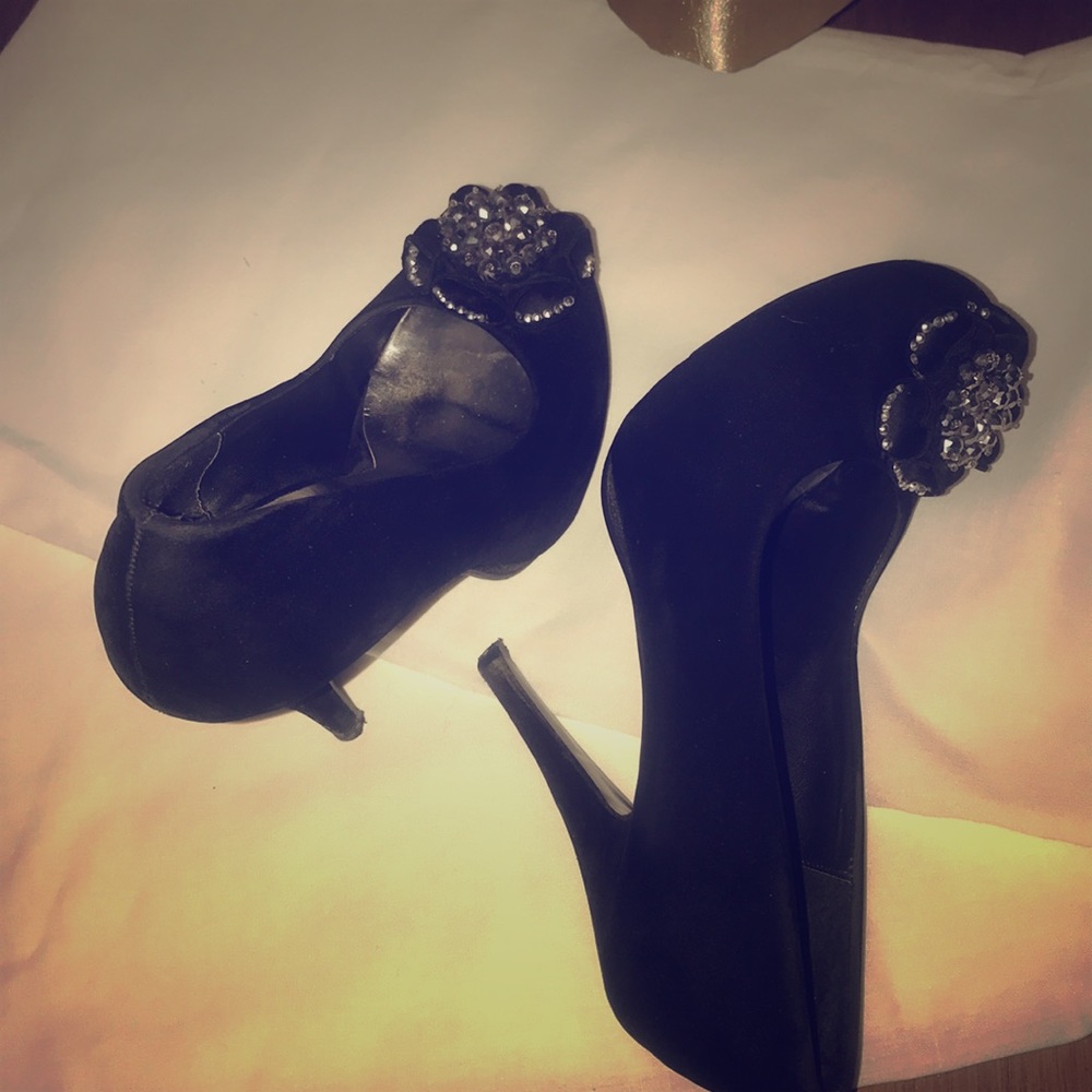 Black high heels